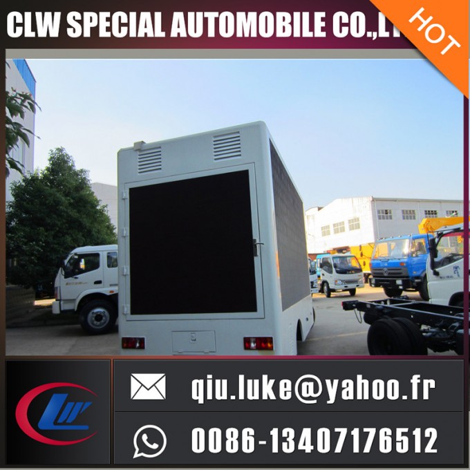 6.8m2 Foton/Dongfeng 4X2 Digital Billboard Truck Mobile LED Display Truck for Sale in Kyrgyzstan 