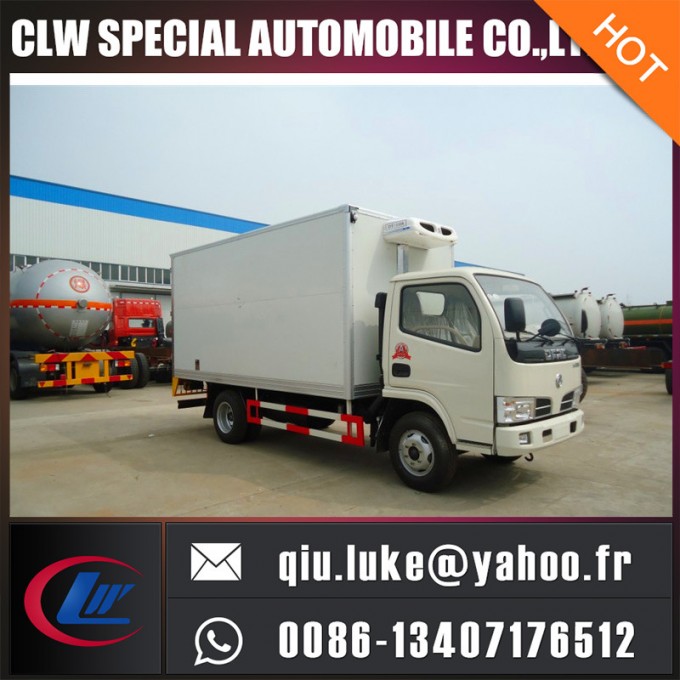 2016 Latest Euro 3/4 Emission Standard Refrigerator Truck 4X2 Forland/Dongfeng Refrigerator Truck wi 