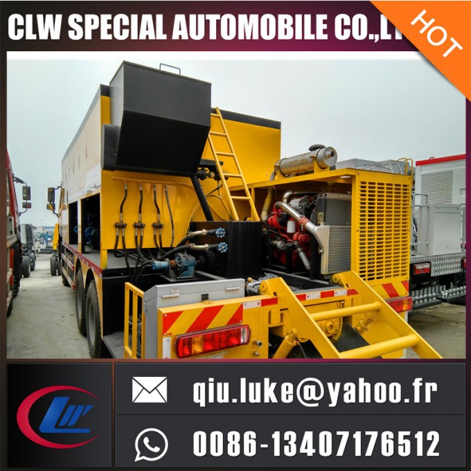 Slurry Chip Sealer Paver Truck for Road Maintnance 