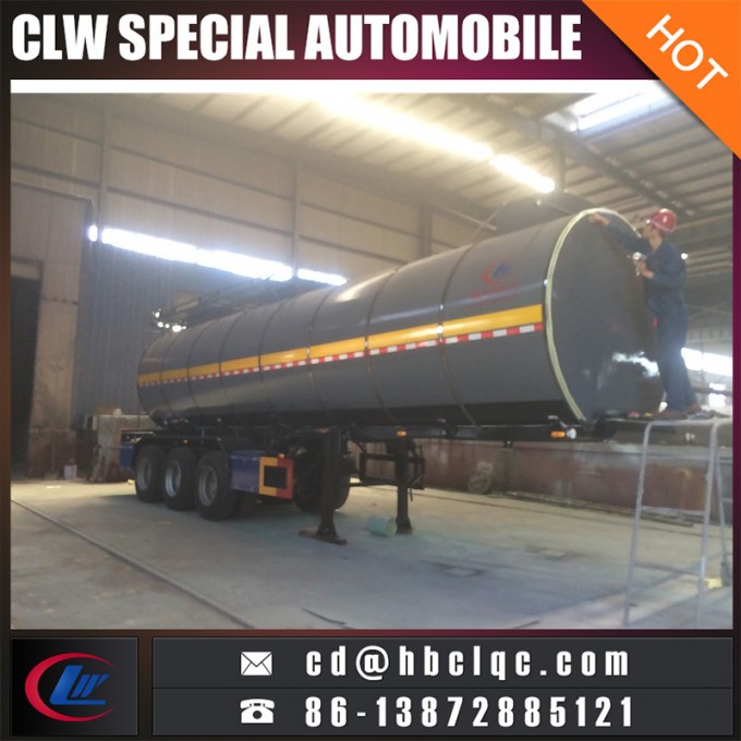 40m3 36mt Hot Bitumen Tank Trailer Asphalt Transport Trailer 