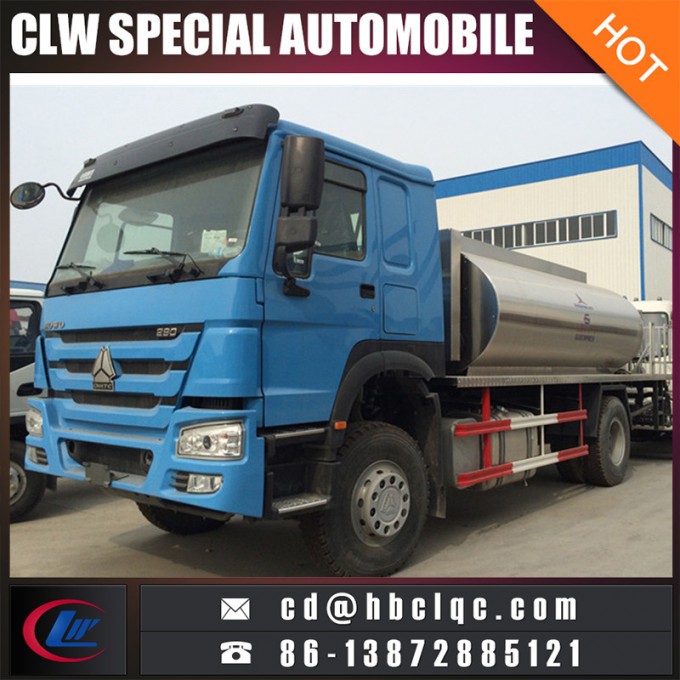 HOWO 10t Bitumen Delivery Tanker Bitumen Tank Truck Bitumen Sprayer Truck 