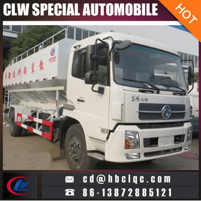 Hotsales Dongfeng 10t 13t Feed Tank Truck Corn Feed in Bulk 