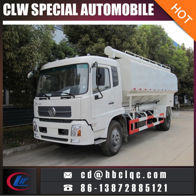 Dongfeng 10mt 20m3 hydraulic Fodder Transportation Tank Truck 