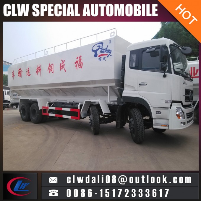 40cbm Bulk Feed Tank Truck, 30ton Heavy Duty Bulk Feed Tank Truck for Sale 