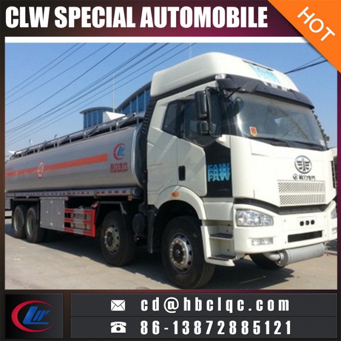 FAW 8X4 30mt 38000L Road Tank Vehicle Oil Tank Car 