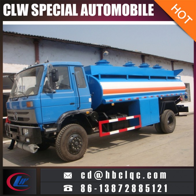 Dongfeng 2400gallon Oil Tank Truck Refuel Oil Tanker Truck Images 1