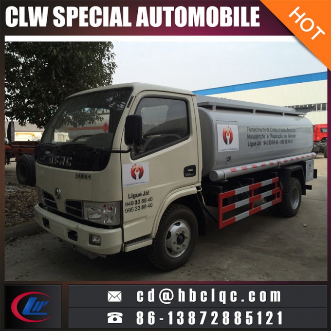 Manufacture Dongfeng 4mt Gasoline Tank Truck Oil Truck 