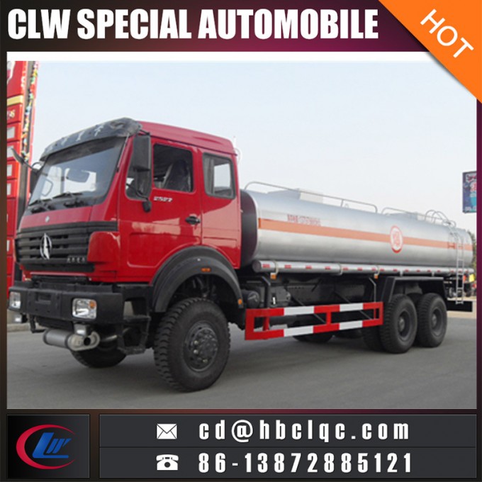 Manufacture Northbenz 6X6 20m3 Gasoline Tank Truck Oil Truck Tanker 