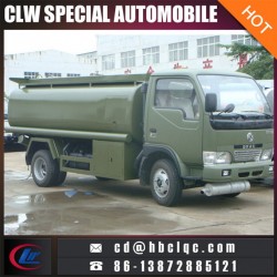 Lower Price Dongfeng 5000L Oil Truck Gasoline Tank Truck