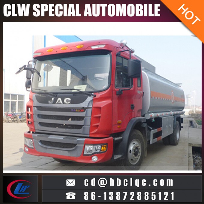 China Make JAC 12m3 15m3 Diesel dispenser Tank Truck Fuel Tank Truck Images 1
