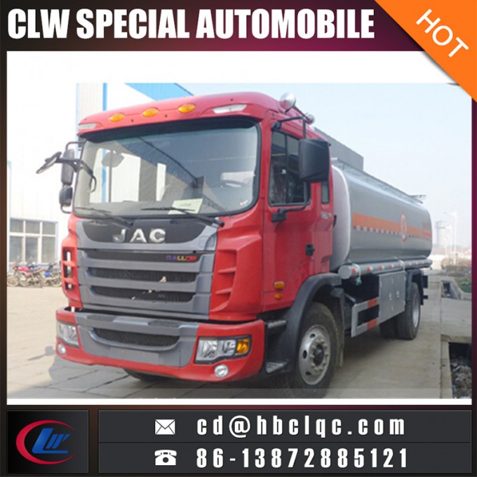 China Make JAC 12m3 15m3 Diesel dispenser Tank Truck Fuel Tank Truck 