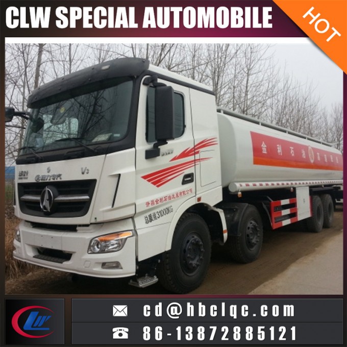 Manufacture 8X4 36m3 Gasoline Tank Truck Oil Truck Tanker Images 1