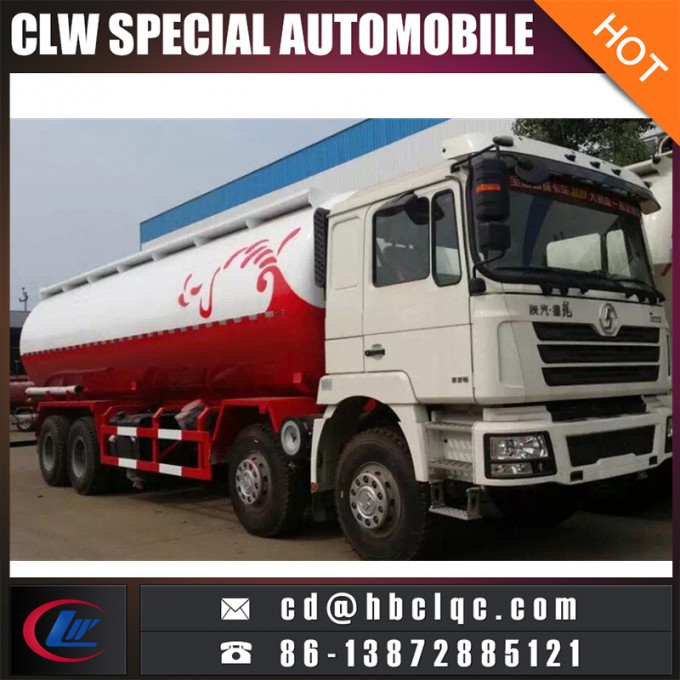 China Shacman 48mt Cement Transportation Truck Bulk Powder Silos Truck 