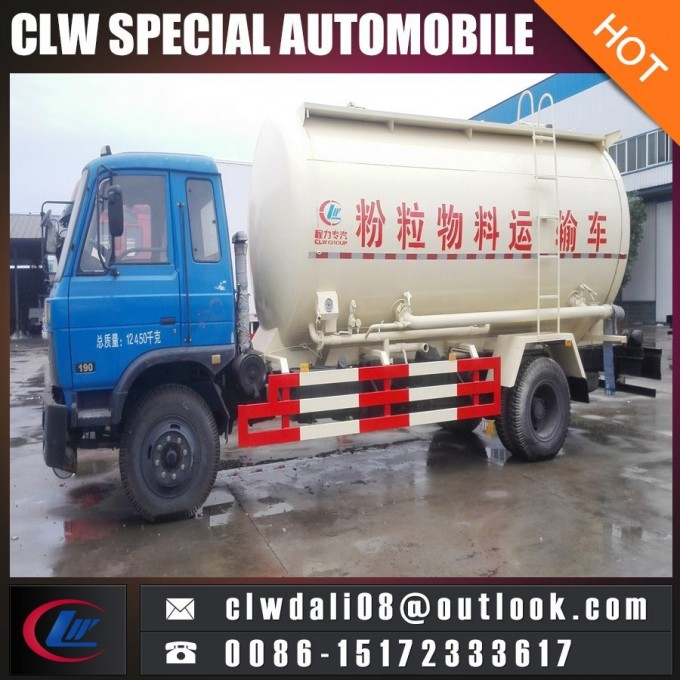 4*2 Dongfeng 18 Cbm Bulk Cement Truck, Powder Material Tank Transportation Truck 