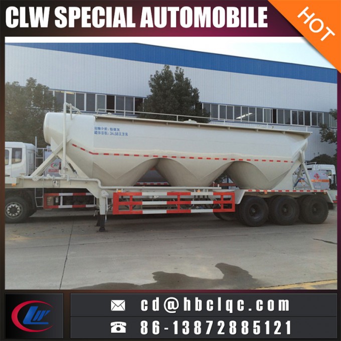 35m3 40m3 Flour Transport Tank Trailer Flour Semitariler Tanker 