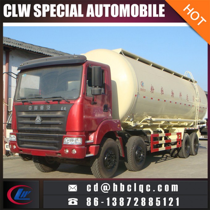 Sino 45mt 8X4 Bulk Cement Carrier Tank Bulk Cement Tank Truck 