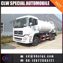 6X4 16m3 18m3 Sewer Suction Vehicle Sludge Transport Tank Truck