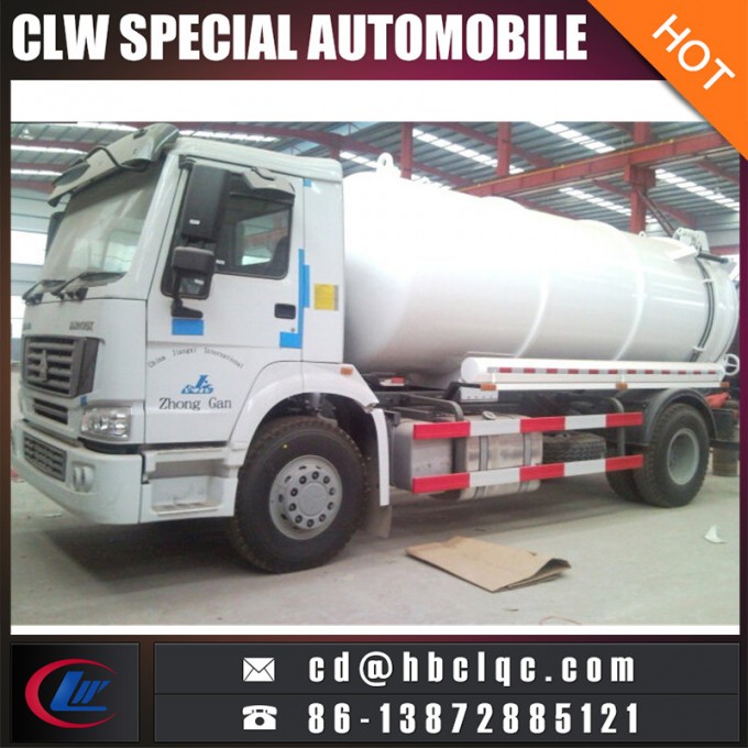 HOWO 4X2 8t-10ton Sewer Disposal Truck Sewer Disposal Tanker 