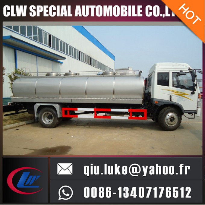 5ton/ 8ton/ 10ton Drinking Water Milk Tank Truck for Sale 