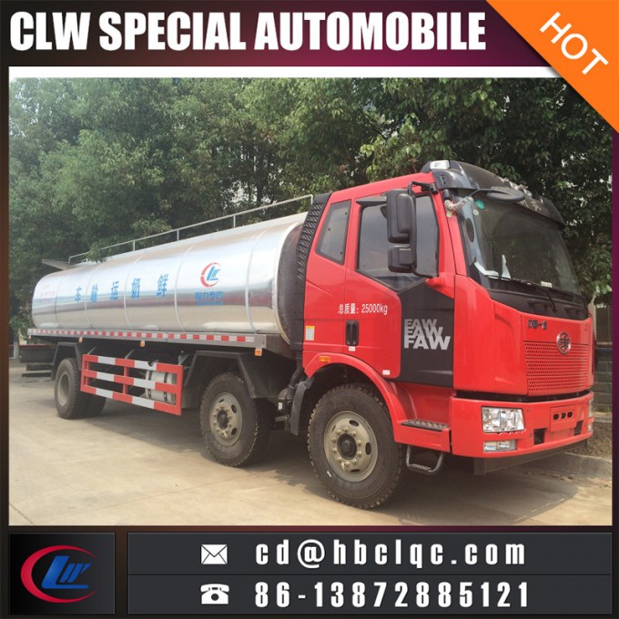 FAW 15000L Milk Tank Truck Fresh Milk Transport Truck 