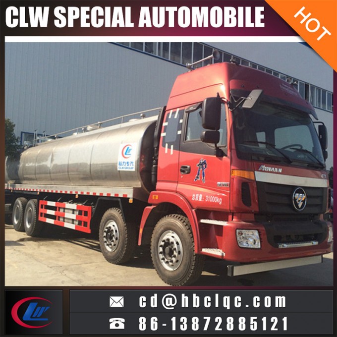 Foton 8X4 28000L 30000L Milk Tanker Truck Milk Truck Tank 