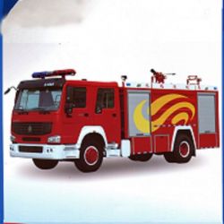 HOWO 7t Water Tanker/Foam Fire Truck