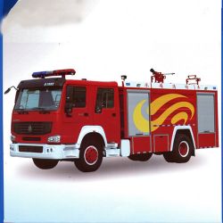 Hot Sale HOWO 7t Water Tanker/Foam Fire Truck