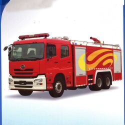 Hot Sale Dongfeng Nissan Diesel 8t Foam/Powder Twin-Agent Fire Truck