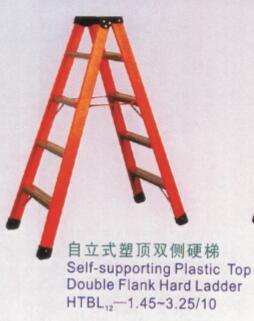 Self-Supporting Plastic Top Double Flank Hard Ladder 