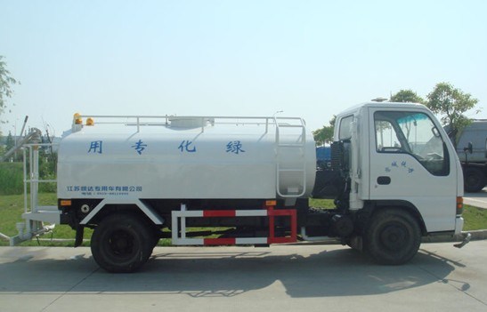 4X2 LHD Drive 8cbm Water Tank Truck 