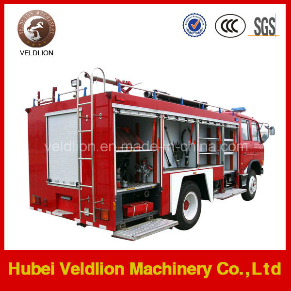 Low Price Dongfeng Red 145 Chassis 4*2 Fire Truck 