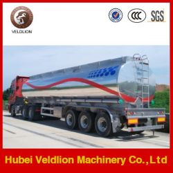 45000L Aluminum Oil Tank Semi Trailer 3 Axle Air Suspension