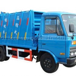 Rear Loading Garbage Truck with Hydraulic Compactor System