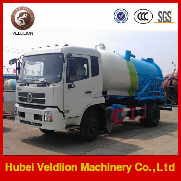 Dongfeng 10, 000 Litres Sewage Suction Tank Truck 