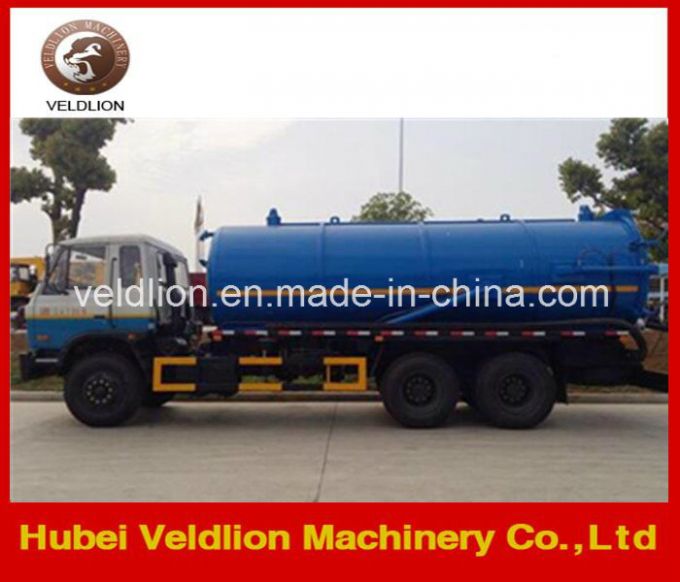 Dongfeng 18000L Vacuum Suction Truck with Weilong Double Vacuum Pump 