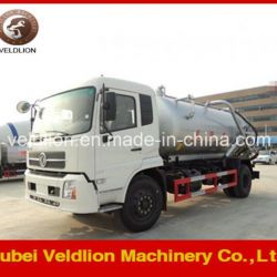 Dongfeng 12000L Sewage Suction Truck (double vacuum pump)