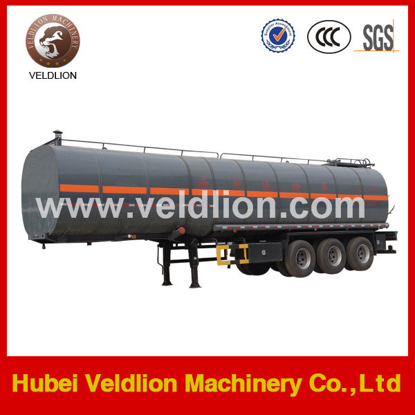 2 Axle 38cbm Hot Bitumen Transport Tanker Semi Trailer 