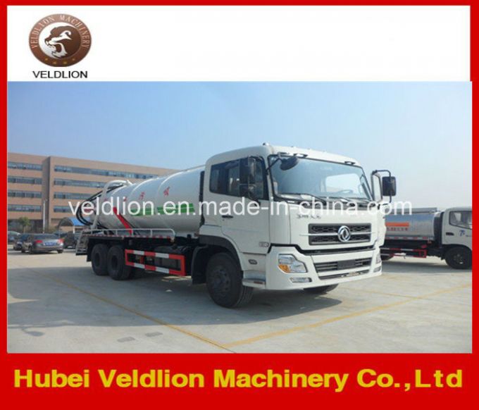 15000L/15m3 Vacuum Fecal Suction Truck (weilong brand pump) 
