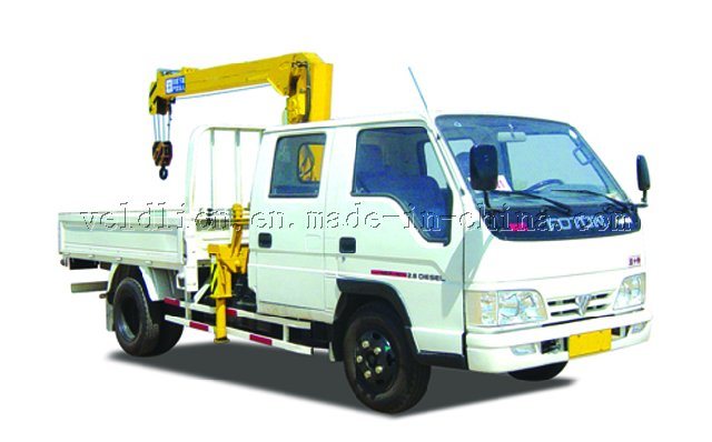 Foton Double Rows Cabin Truck with Crane 