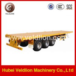 40ft 3 Axle Flatbed Trailer with Container Locks