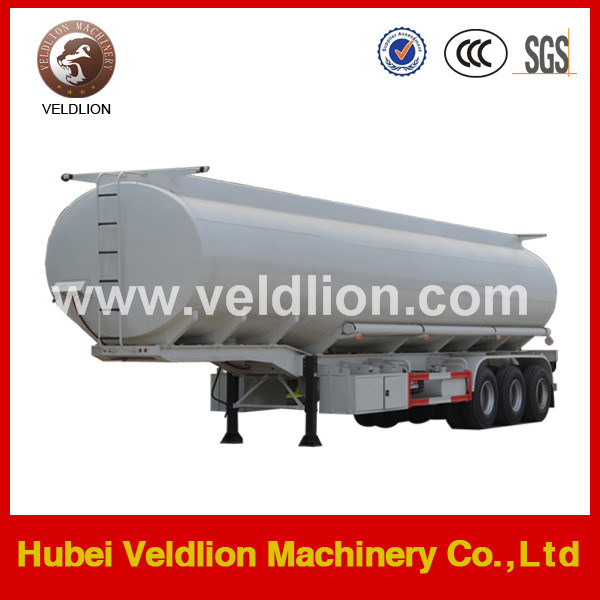 China Fuel/Oil Tank Semi Trailer 3 Axle with Leaf Spring Suspension 