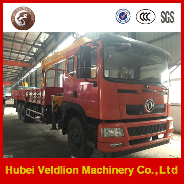 Dongfeng 10 Wheeler 10ton Truck with Crane, 10ton Crane Amounted Truck 