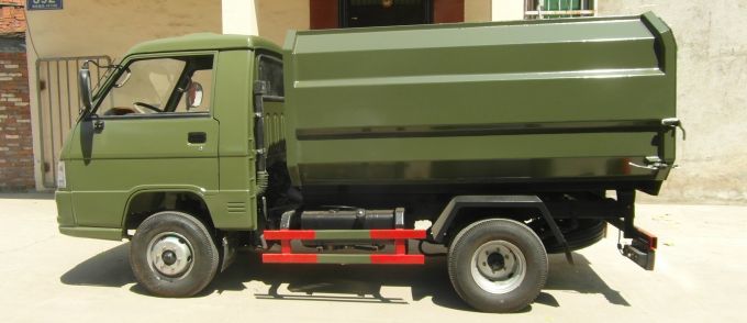 5L Automated Side Loading Type Garbage Truck with Yuejin Chassis 