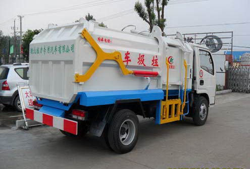 5 Cbm Side Loader Refuse Truck with JAC Chassis 