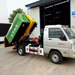 Small Hook Loader Garbage Garbage Truck 3 Ton