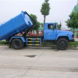 Small Gasoline Roll on Roll off Garbage Truck for Refuse Collection