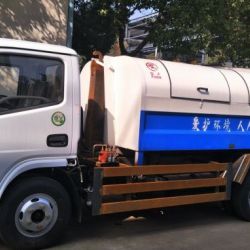 Dongfeng 4cbm 4X2 170HP Roll off Hook Lift Garbage Truck
