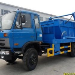 Dongfeng 4X2 LHD Swing Arm Garbage Truck