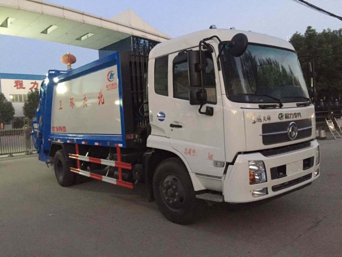Dongfeng 4X2 Waste Collector Compressed 14 M3 Compactor Compress Garbage Truck Rubbish Truck 