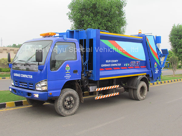 Isuzu 4cbm -7cbm Truck Mounted Compactors for Sale 